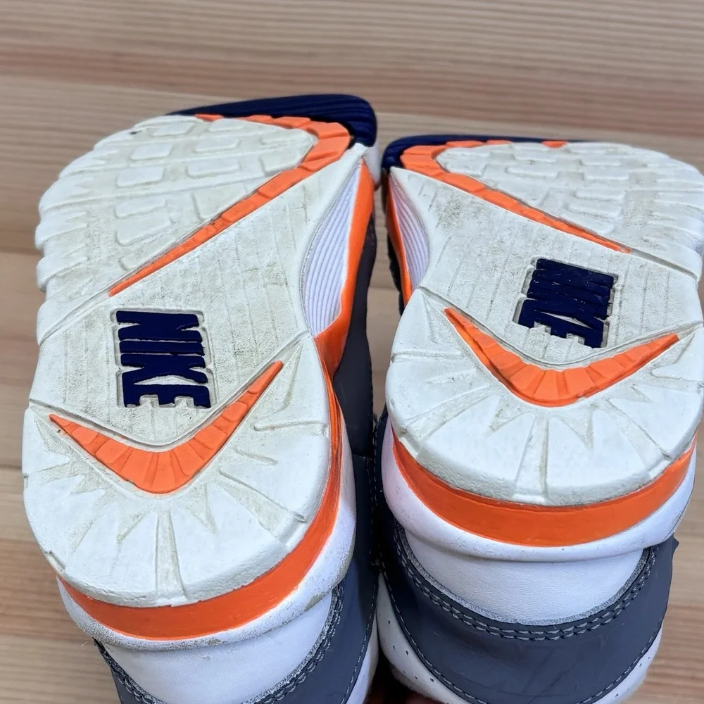 Nike Air Trainer SC High Kids White Orange Concord DV2353-100 Sz 1Y Bo Jackson